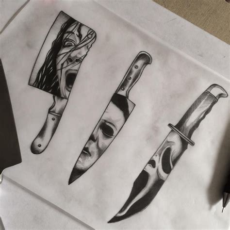 Horror Movie Knife Tattoo Viraltattoo