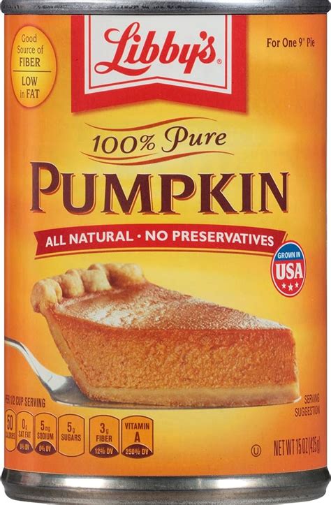 Libbys 100 Pure Pumpkin Pie Filling 425 G Pack Of 4 Amazonca