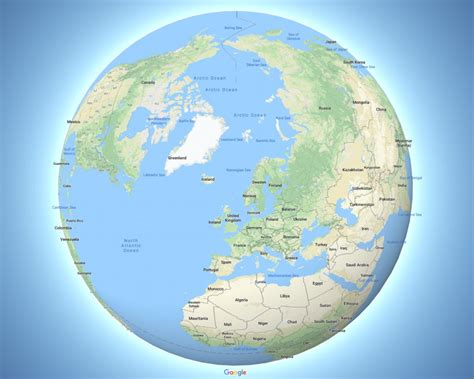 Google Maps Switches to 3D Globe at Small Scales - The Map Room