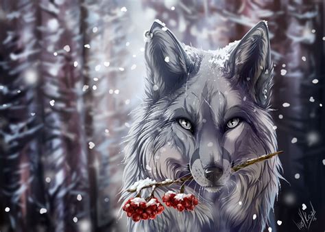 Anime Wolf Wallpapers Top Free Anime Wolf Backgrounds Wallpaperaccess