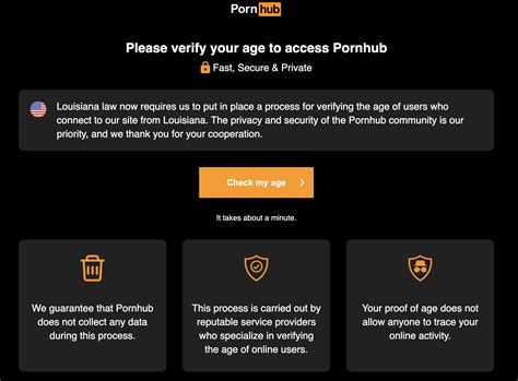 Pornhub exige une pièce d identité des utilisateurs de Louisiane pour