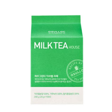 Чайный напиток OSULLOC Jeju Green Tea Caramel Latte отзывы