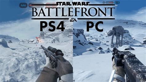 Battlefront ii images and wallpapers hd wallpapers shouldn't be just a picture, it should be a philosophy. Star Wars Battlefront BETA | PC vs PS4 | 4k vs 1080p ULTRA ...