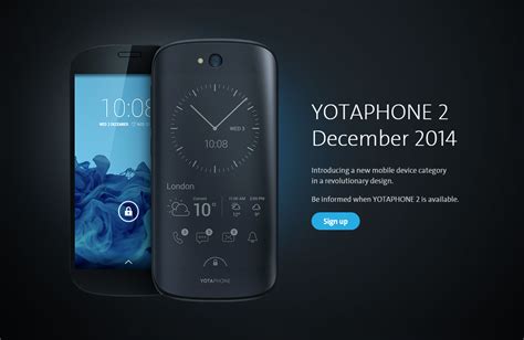 Yotaphone 2 E Paper Dual Screen Phone Going On Sale In The Uk Mobile