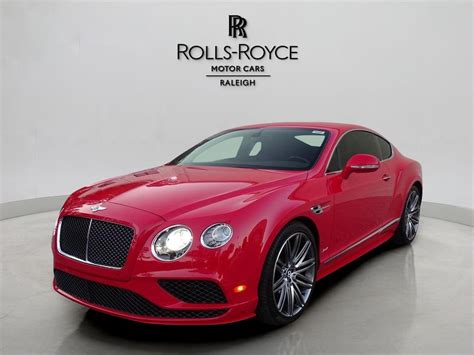 Used 2016 Bentley Continental Gt Speed Awd 2 Dr Coupe R5212xq