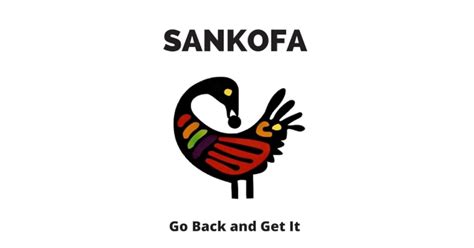 Sankofa Bird Lined Journal Ghanaian Adinkra Symbol Meaning Go Back And