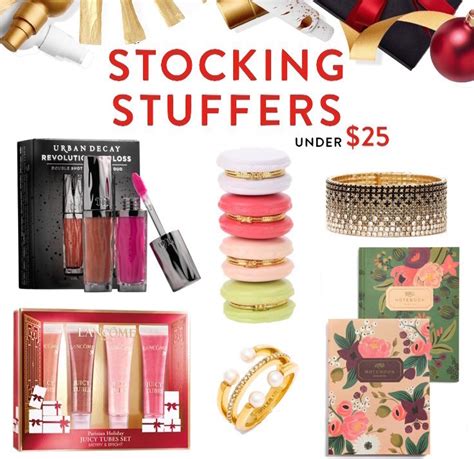 Here are a few suggestions i have: Gifts for Her: Stocking Stuffers Under $25 - BeautyTidbits