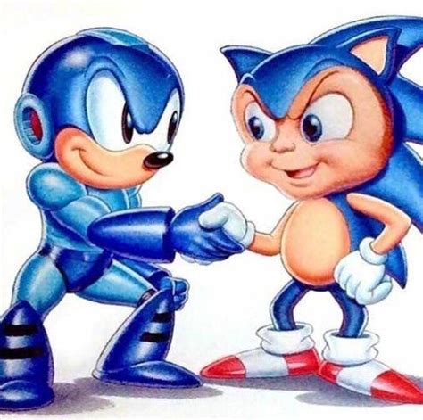 Sonic And Mega Man Face Swap Rmegaman