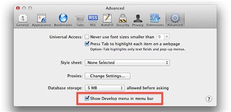 How To Enable The Develop Menu In Safari For Mac