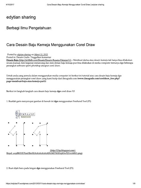 Download stiker yamaha keren format coreldraw x4. Cara Desain Baju Kemeja Menggunakan Corel Draw _ Edytian ...
