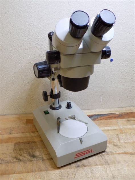 Spi Deluxe Stereo Microscope 65x 45x Mag Binocular Lens 12 504 7