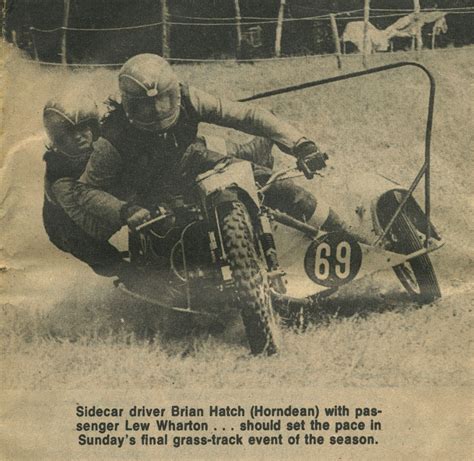 70s Rh Sidecar Grass Track Sidecar Motorcycle Racing Monster Trucks