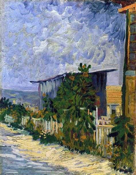 Vincent Van Gogh S Shelter On Montmartre Painting By Vincent Van Gogh Pixels Merch