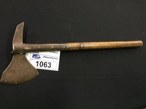 Antique English Firemans Axe Able Auctions