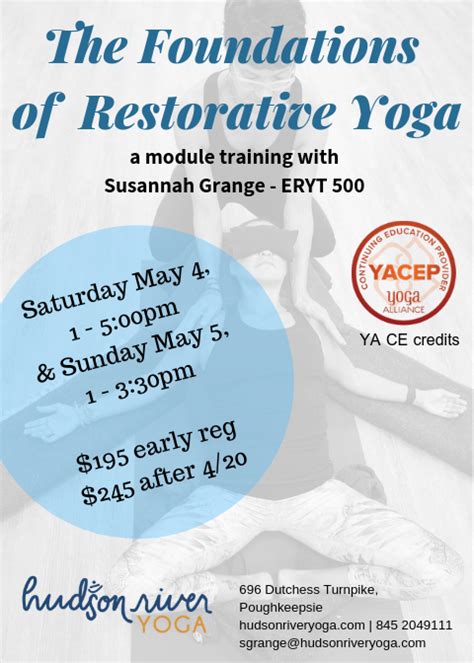 The Foundations Of Restorative Yoga A Training For Teachers — Hudson