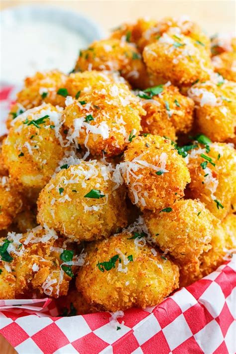 Below order minimum of $27.00. Crispy Parmesan Cauliflower Bites on Closet Cooking