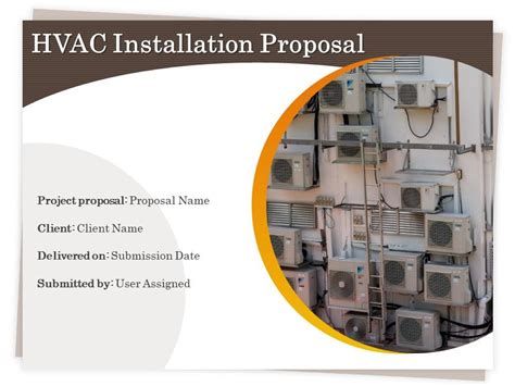 Hvac Installation Proposal Powerpoint Presentation Slides