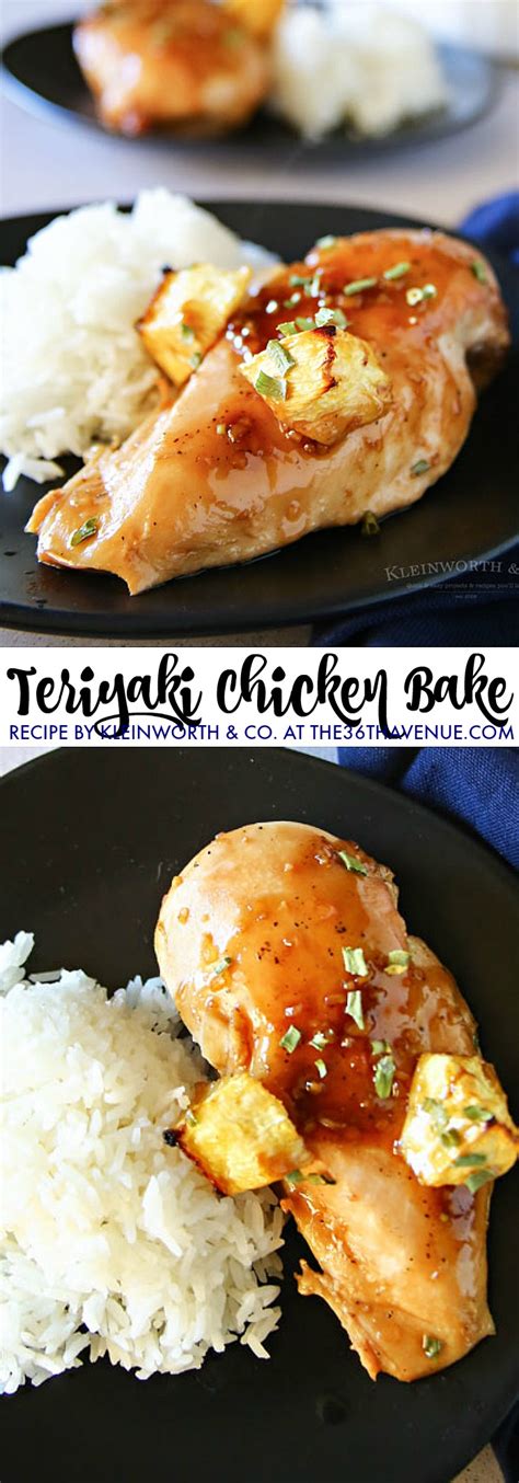 Teriyaki Chicken Bake Recipe | The 36th AVENUE