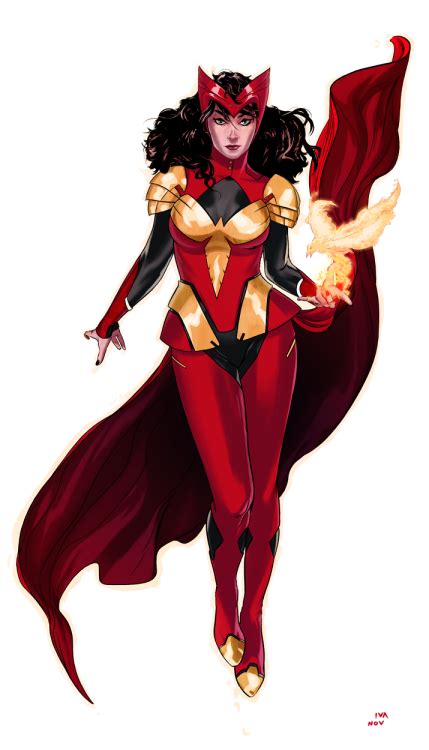 Resultado De Imagen Para Scarlet Witch Phoenix Force Scarlet Witch