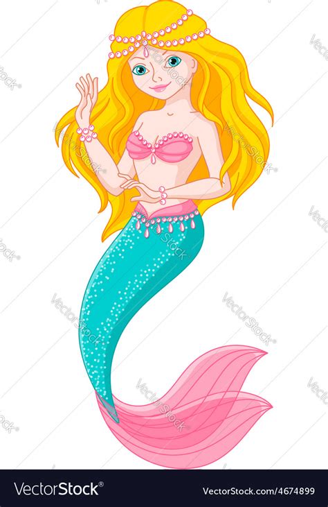 Mermaid Royalty Free Vector Image Vectorstock