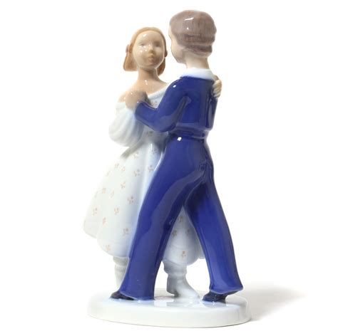 Porcelain Figurine Dancing Couple Denmark Etsy