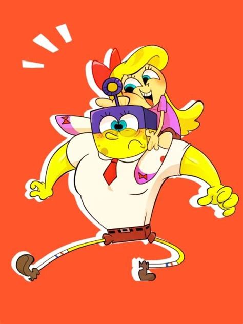 spongebob and sandy | Tumblr | Spongebob and sandy, Spongebob, Pink