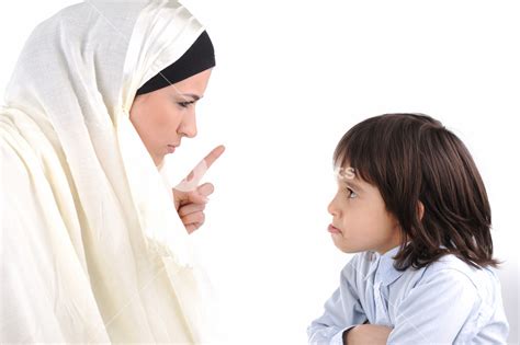 Muslim Mother Threating Her Son Royalty Free Stock Image Storyblocks