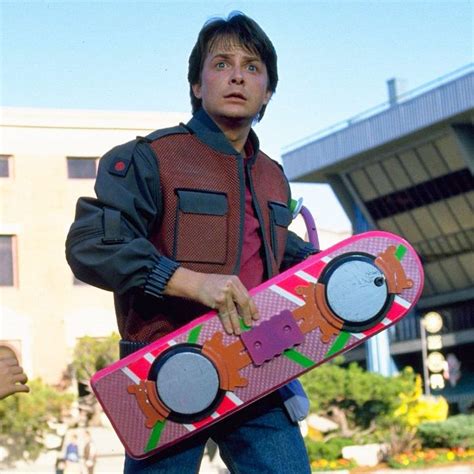 Fox) rides a mattel hoverboard in back to the future part ii (1989), to escape griff tannen and in back to the future: No, We Don't Have Back to the Future Hoverboards -- Vulture