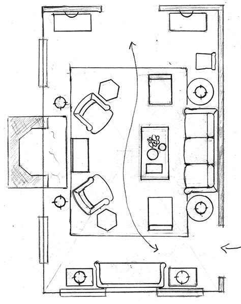Floor Plan Furnished Living Room Layout Laurel Home