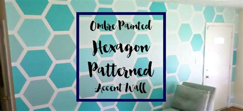 How To Paint A Hexagon Patterned Wall A Designer At Home
