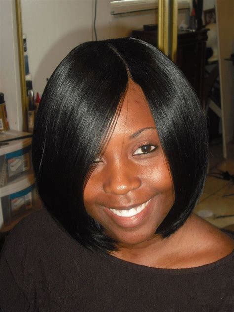 Side part quick weave bob hairstyles. sew in invisible part | HAIR STYLE /CUTS | Pinterest ...