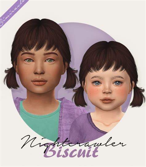 Nightcrawler Stacie Hair For Kids And Toddlers At Simiracle Sims 4 Vrogue