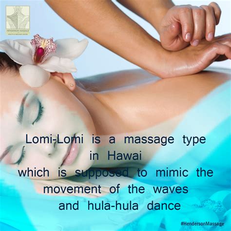 Lomi Lomi A Massage Inspired By Waves And Dance Massagefacts Lomilomi Facts Massage