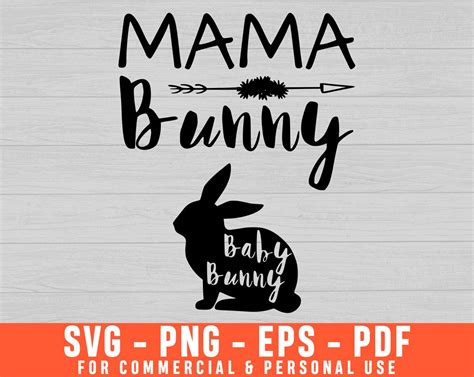 Mama Bunny Svg Baby Bunny Svg Easter Svg Easter Bunny Svg - Etsy Canada
