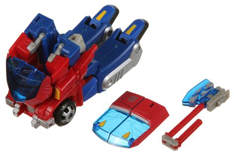 Deluxe Class Cybertron Mode Optimus Prime (Transformers, Animated, Autobot) | Transformerland ...