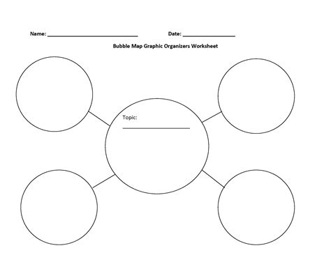 Graphic Organizers Worksheets