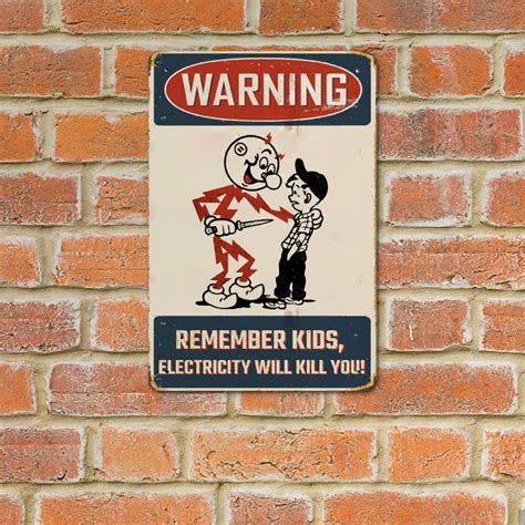 Reddy Kilowatt Metal Sign Vintage Look Outdoor Signage Etsy