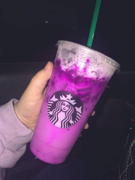 Starbucks Dragondrink Aesthetic Purple Dragonfruit Coconutmilk Mypic Followforfo