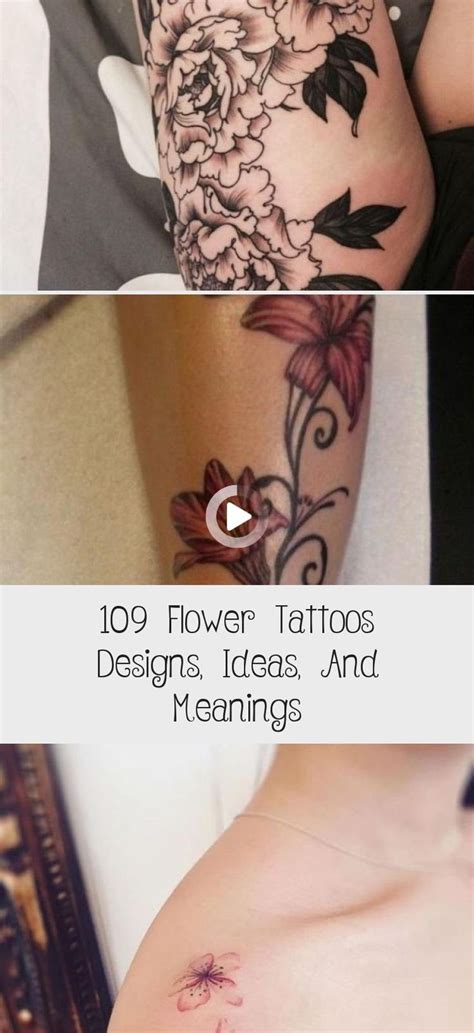 109 Diseños Ideas Y Significados De Tatuajes De Flores Tatuaje Flower Tattoos Flower Wrist
