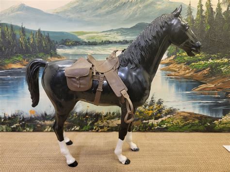 Marx Johnny West Series Thunderbolt Horse Series Saddle Complete Ebay