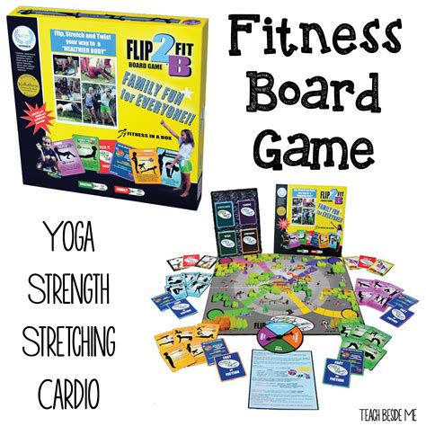 Fitness Board Game For Kids Teach Beside Me