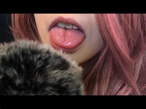 Asmr Lens Licking Kisses Tongue Flutters Mouth Sounds
