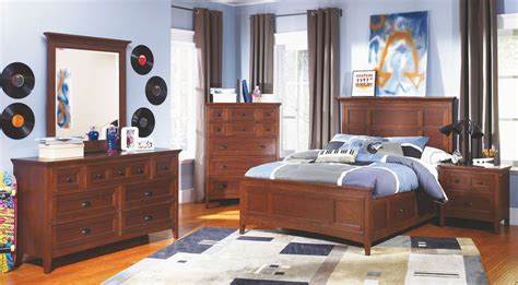riley panel bedroom set from magnussen home y1873 54h 54f 54r coleman furniture