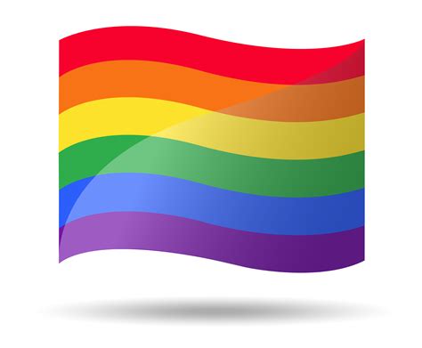 rainbow flag lgbt symbol 533151 vector art at vecteezy
