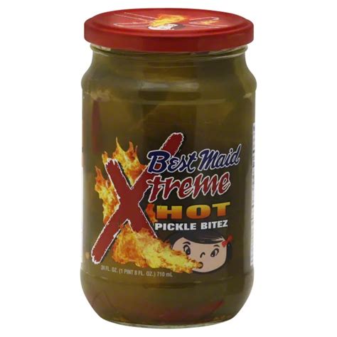 Best Maid Xtreme Hot Pickle Bitez Shop Pickles And Cucumber At H E B