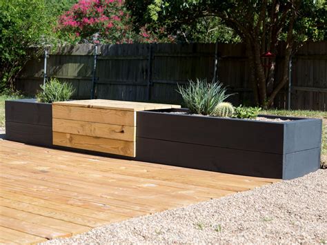 Urns are an outdoor planter staple that have their place primarily in traditionally styled patio as you look for minimalistic planters that embody contemporary style, choose simple containers that place. Make a Modern Planter and Bench Combo | HGTV