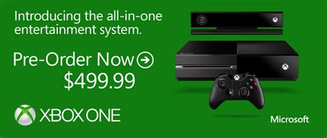 Xbox One Priced At 499 The Geek Generation