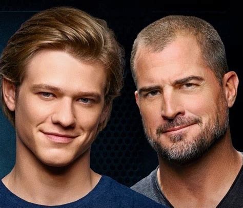 Lucas Till And George Eads Angus Macgyver Macgyver Actors