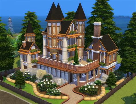 I Built A Base Game Castle Sims4
