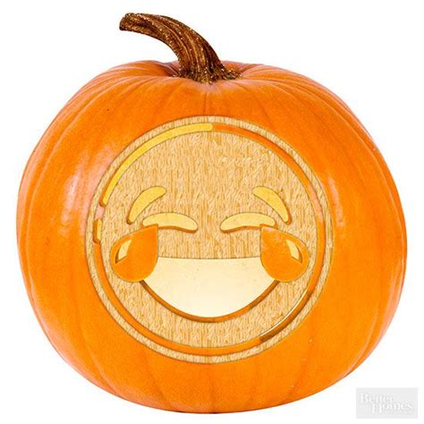 Awesome Emoji Pumpkin Stencils Better Homes And Gardens